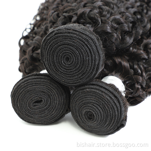 9A Factory Supply 8-24inch Jerry Curly Hair Weaving Natural Black Color 100% Indian Virgin Human Hair Extension Wigs